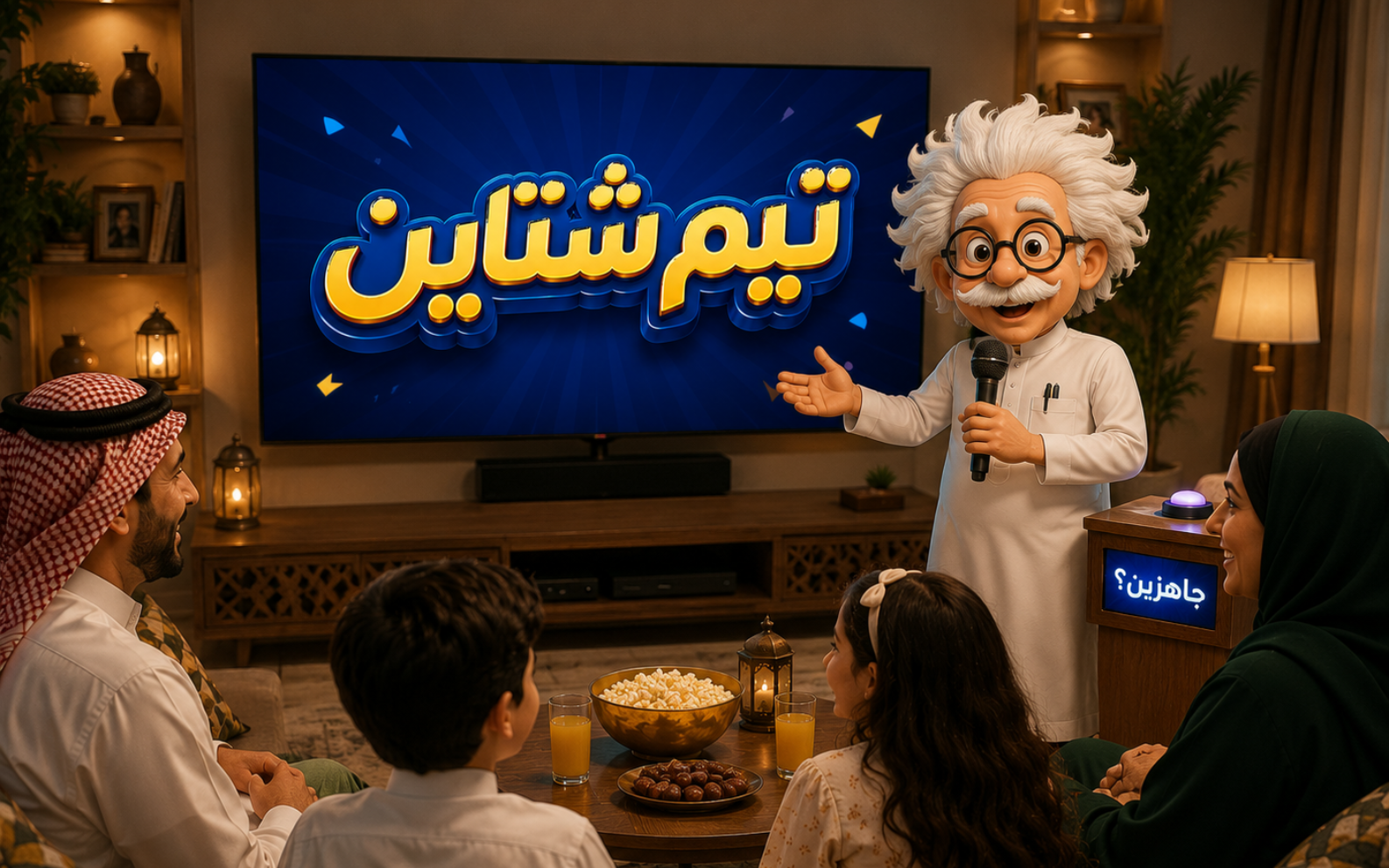 سهرة تيم شتاين للعائلة والأصدقاء